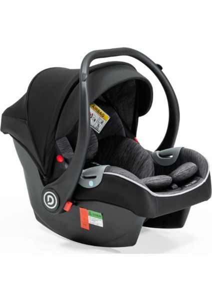 Pro 360 Derece Dönebilen Çift Yönlü Travel Sistem Bebek Arabası Black Grey fiyatları