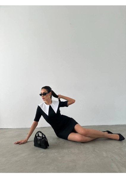 Bebe Yaka Mini Elbise