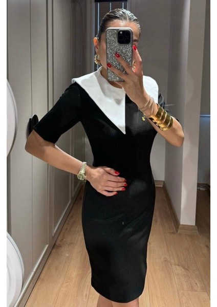 Bebe Yaka Mini Elbise fırsatları