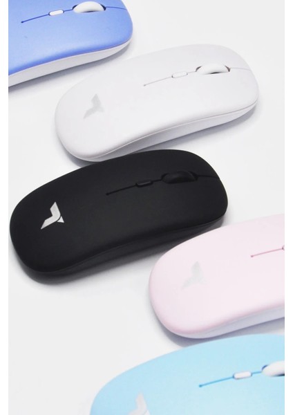 Bluetooth Kablosuz Klavye ve Mouse Seti Pembe Tmk-04