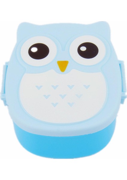 Baykuş Öğle Ği Kutusu Tazelik Kutusu Sızdı Çok Karikatür Mavi (Yurt Dışından) modelleri