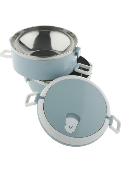 , Kutusu, Dış Kampı Için 2 Katlı Yalıtımlı Öğle Ği Konteyneri (Yurt Dışından)