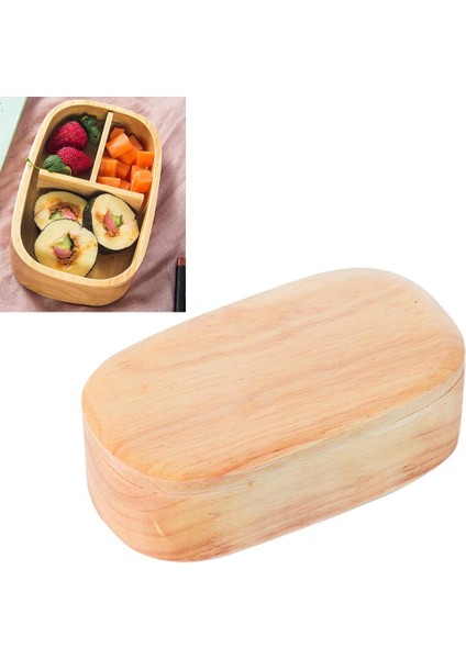 Sağlıklı Taşınabilir Ahşap Öğle Ği Kutusu Bento Kutusu W/iç Ayırıcı Hediyesi (Yurt Dışından) modelleri