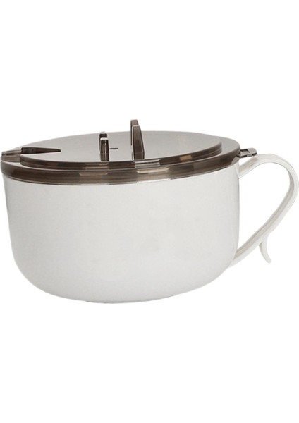 I Paslanmaz Çelik Ramen Kase Hazışte Şkin Odası 1300ML (Yurt Dışından)