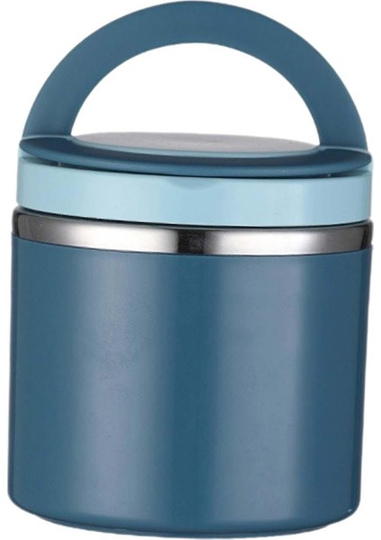 Saplı Öğle Yemeği Kutusu Salata Kasesi Termostatik Kova Ev Yürüyüş Mutfağı Için 630ML Mavi (Yurt Dışından)