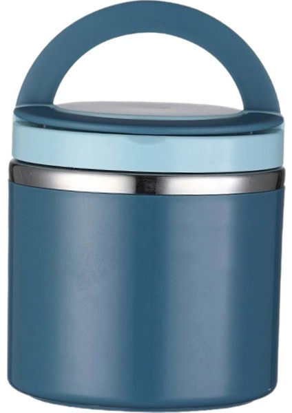 Saplı Öğle Yemeği Kutusu Salata Kasesi Termostatik Kova Ev Yürüyüş Mutfağı Için 630ML Mavi (Yurt Dışından)