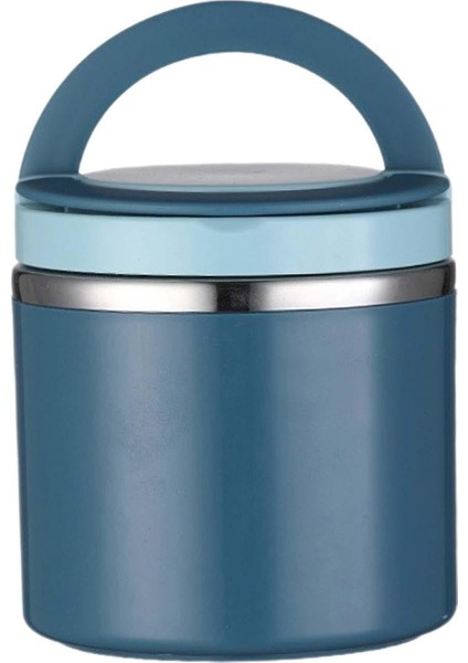 Saplı Öğle Yemeği Kutusu Salata Kasesi Termostatik Kova Ev Yürüyüş Mutfağı Için 630ML Mavi (Yurt Dışından)