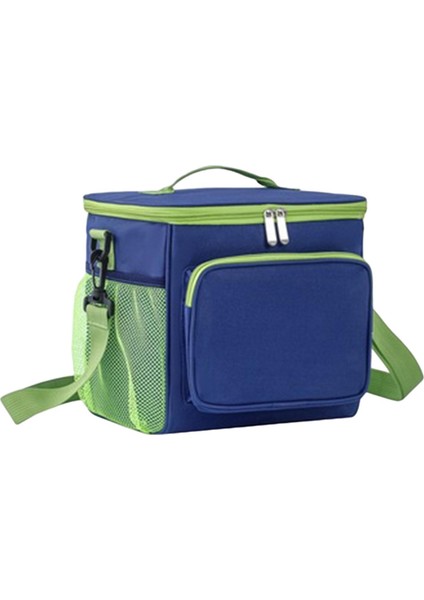 Yalıı Çanta Fermuarlı Gıda Taşıyıcı Çantası Öğle Ği Çantası Mavi (Yurt Dışından)