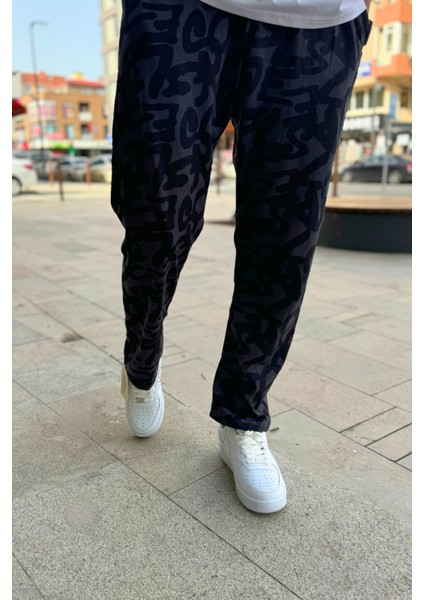 Erkek Baskılı Yeni Sezon Unisex Eşofman Altı