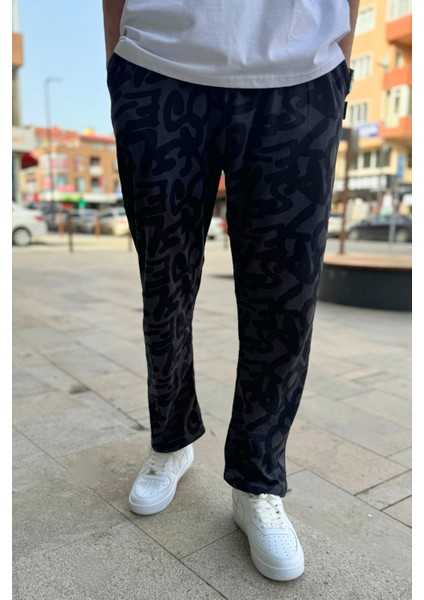 Erkek Baskılı Yeni Sezon Unisex Eşofman Altı