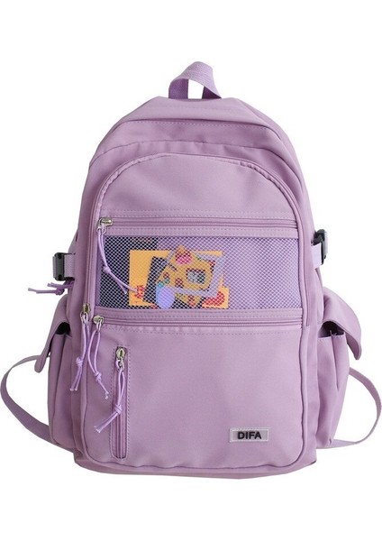 Love Home Okul Erkek Sırt Kadın Lise Üniversite Öğrencileri Sırt Büyük Kapasiteli Sırt Çantası (Yurt Dışından)