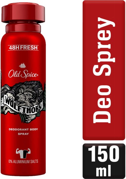 Wolfthorn Erkekler İçin Sprey Vücut Deodorantı 150 Ml