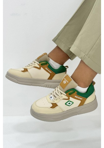 Kadın Ortopedik Taban Cilt Sneaker 030