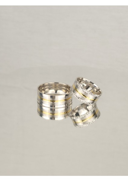 Sonsuz Aşk Birleşimi 925 Ayar Gümüş Alyans, Nişan ve Söz Yüzüğü