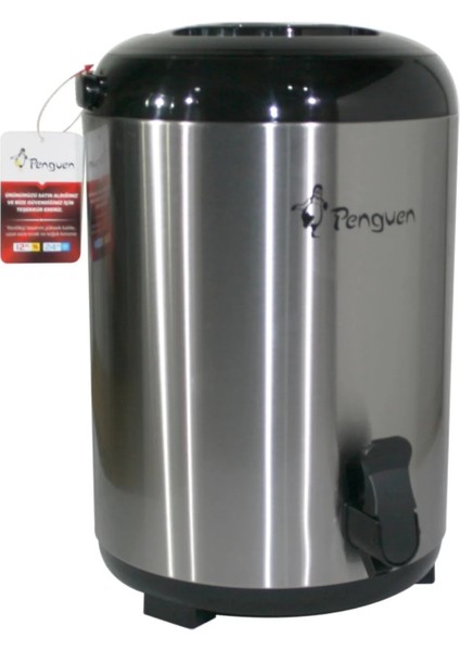 Su Termosu 9.5 Litre 1295C İçi Dışı Çelik İnox Termos