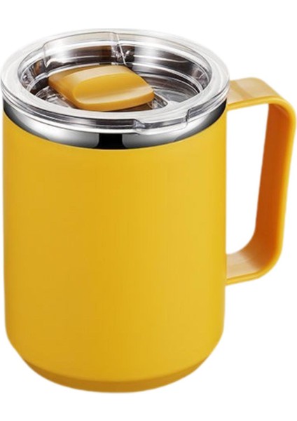 Ofis Dış Mekan Araba Sarı Için Kahve Kupa Paslanmaz Çelik Taşınabilir Yalıtımlı Tumbler (Yurt Dışından)