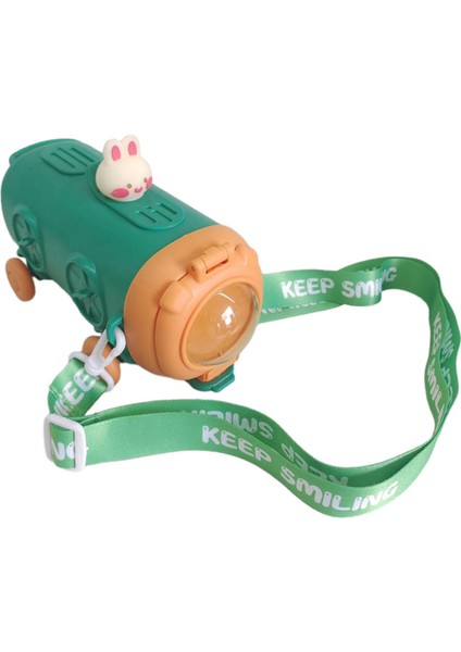 Su Şişesi 500ML Içme Bardağı ve Kız Çocuk Kampı Yeşil (Yurt Dışından)
