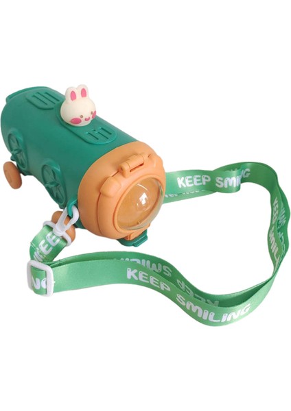 Su Şişesi 500ML Içme Bardağı ve Kız Çocuk Kampı Yeşil (Yurt Dışından)
