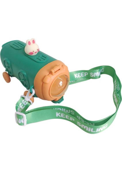 Su Şişesi 500ML Içme Bardağı ve Kız Çocuk Kampı Yeşil (Yurt Dışından)