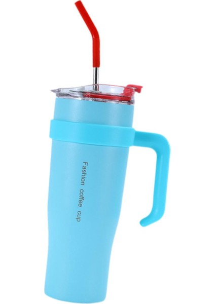 Büyük Kapasiteli Yalıtımlı Pipetli - 40OZ Mavi (Yurt Dışından) fiyatları