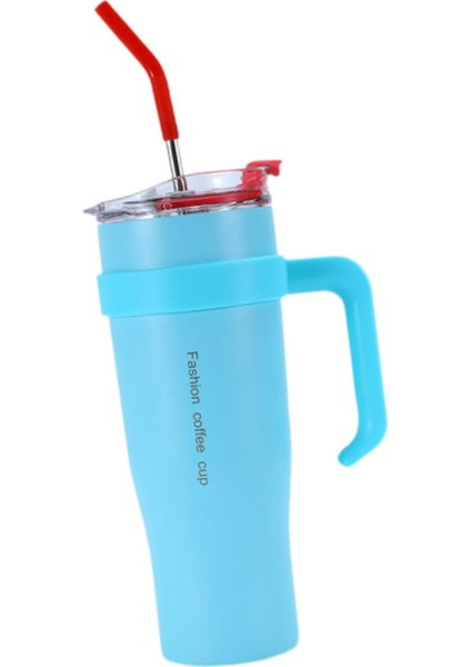 Büyük Kapasiteli Yalıtımlı Pipetli - 40OZ Mavi (Yurt Dışından) modelleri