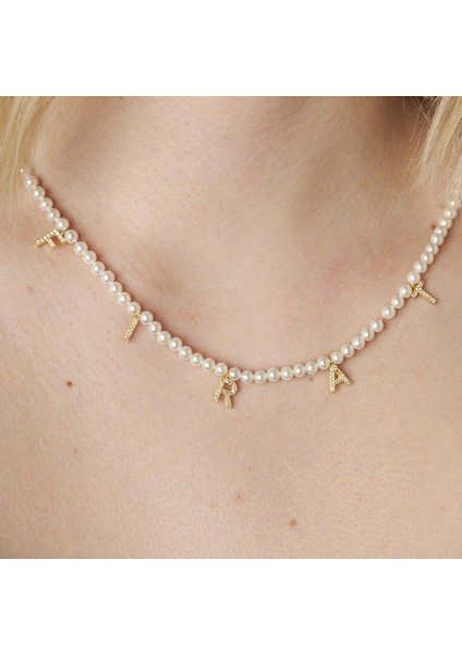 Taşlı Isim Isim Kolyesi Uzunluğu modelleri