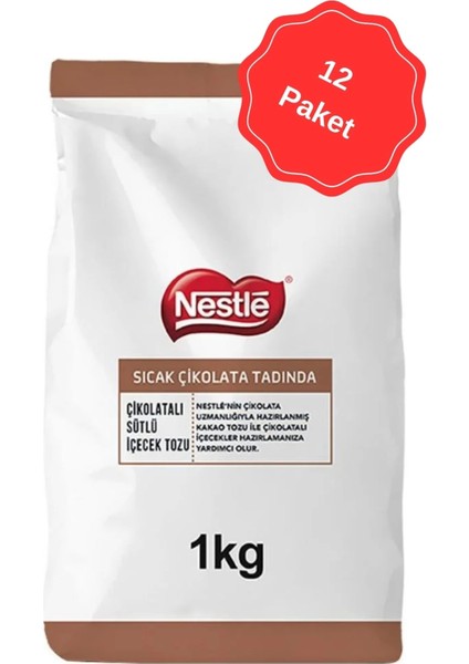 Sıcak Çikolata 1 kg x 12 Adet