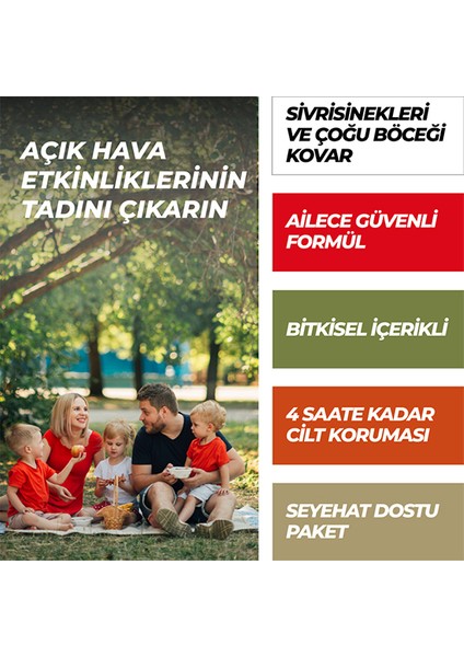 Sivrisinek Kovucu Islak Mendil - Bitkisel İçerikli Sivrisinek ve Böcek Kovucu
