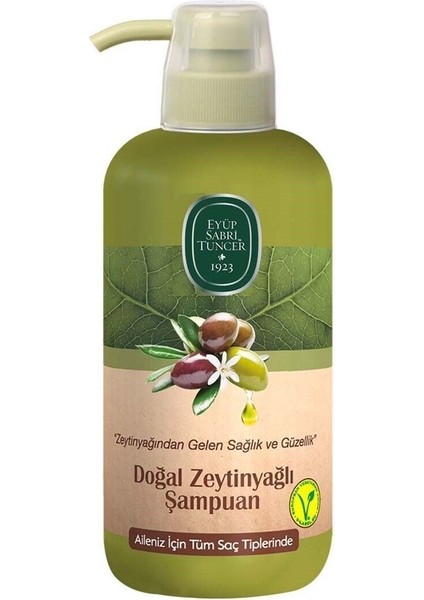 Doğal Zeytinyağlı Şampuan 600 ml Pet Şişe x 4 Adet