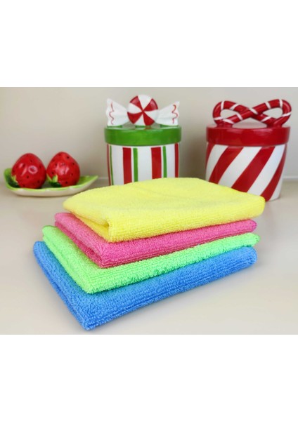 Temizlik Bezi Ultra Mikrofiber Overlok Dikişli 12'li/cleanıng Cloth