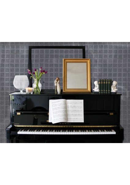 Akustik ve Dekoratif Kare Desenli Keçe Panel 45X90 cm / 2 Adet / 0,81 M² modelleri