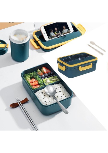 Bento Öğle Ği Kutusu Büyük Kapasiteli Kare (Yurt Dışından)