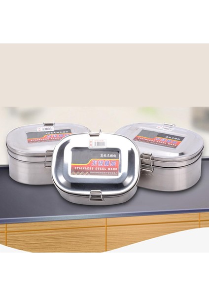 Paslanmaz Çelik Bento Öğle Ği Kutusu Akşam Ği Gıda Depolama Çift Katmanlı Xl (Yurt Dışından)
