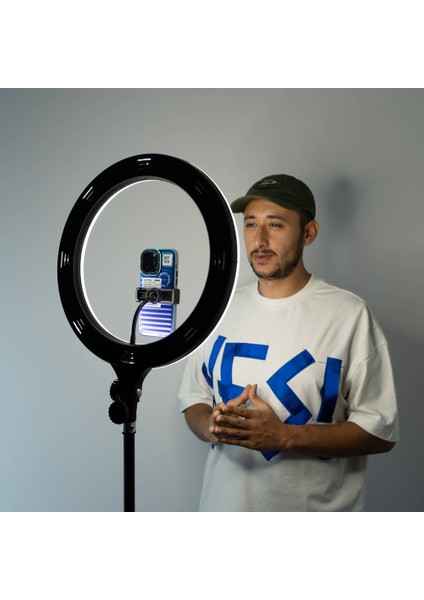 Ring Light Işık Halkası 38CM Canlı Yayın 25W Uzakdan Kumandalı 14 Renk Modu Rgb Aydınlatma