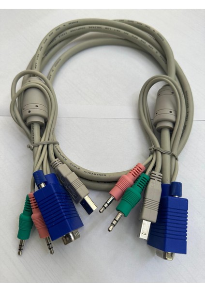 2 Metre Dişi Erkek Kvm Switch Kablosu Erkek Dişi Kvm Kablo