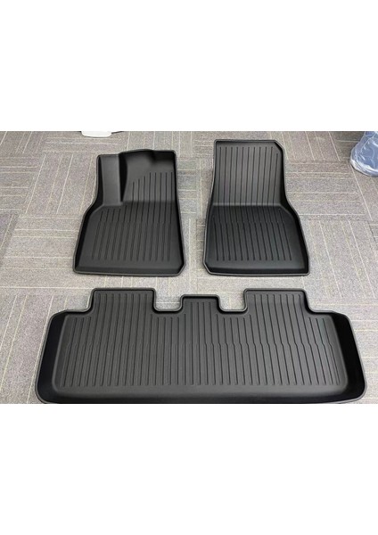 Li Parts Tesla Model Y TPE 3D Premium Havuzlu Paspas Seti 3,5 mm kalınlık