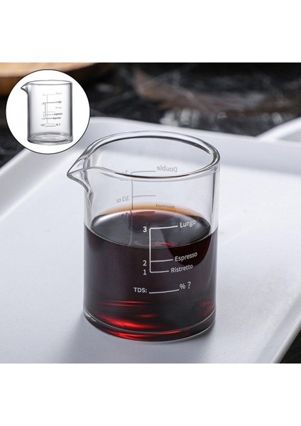 Parti Mutfağı Için Şeffaf Espresso Sıvı Cam Ağır Sağlam (Yurt Dışından)