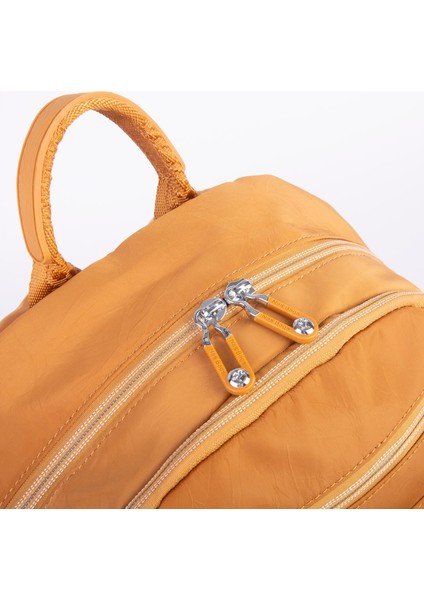 Kadın Çok Gözlü Hafif Su Geçirmez Unisex (Water Proof) Çanta Hardal fırsatları