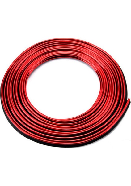 Trim Fitil Kırmızı Yeni Nesil Araç Içi Ip Şerit Balık Sırtı Nikelajlı 5 Metre fiyatları