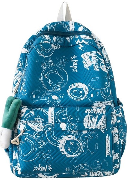 Üniversite Öğrencisi Okul Çantaları, Ortaokul ve Lise Öğrencileri Için Kontrast Renkli, Büyük Kapasiteli, Çok Yönlü Sırt Çantaları (Yurt Dışından)