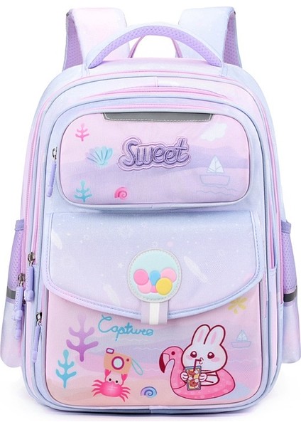 Moda Okul Çantası, Yükü Azaltmak Için Öğrenci Omurga Koruma Sırt Çantası (Yurt Dışından)