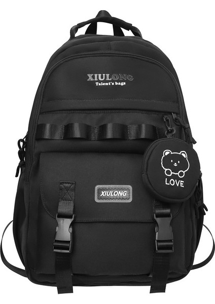 Kadın Ortaokul Öğrencileri Için Okul Çantası Yeni Büyük Kapasiteli Lise Öğrencisi Sırt Çantası Hafif, Yükü Azaltan Omurga Koruması Su Geçirmez Orta Okul Öğrenci Sırt Çantası (Yurt Dışından)