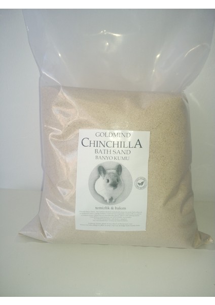 GoldMind 5kg, Chinchilla - Hamster Banyo Kumu, Kemirgen Kumu (5kg)