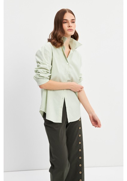 Yeşil Basic Gömlek fırsatları