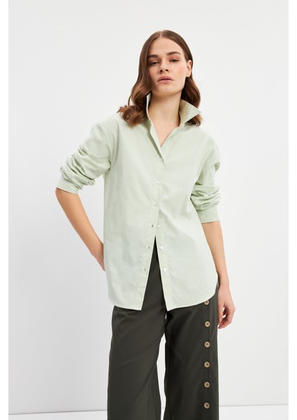 Yeşil Basic Gömlek indirimleri