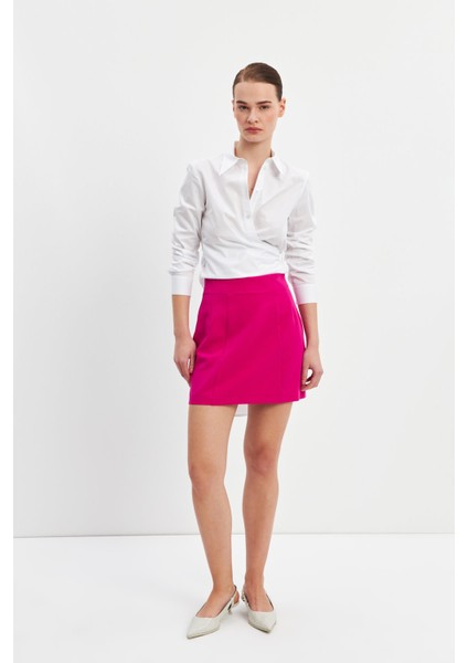 Pembe Krep Mini Etek