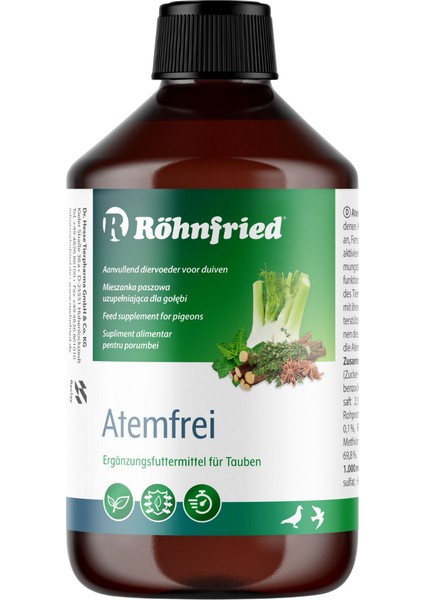 Atemfrei Üst Solunum Problemi 10 ml (SIZDIRMAZ KAPAKLI CAM ŞİŞE - ORİJİNAL ŞİŞEDEN BÖLME)