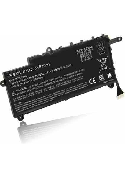 Hp Pavilion X360 11-N, PL02, PL02XL TPN-C115, 310 G1, Batarya Pil