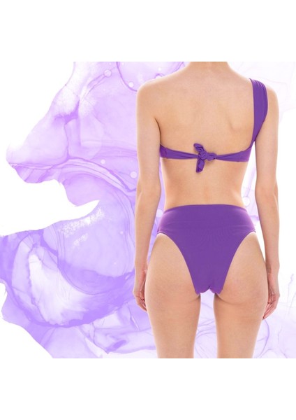 Straplez Mor Bikini Takım