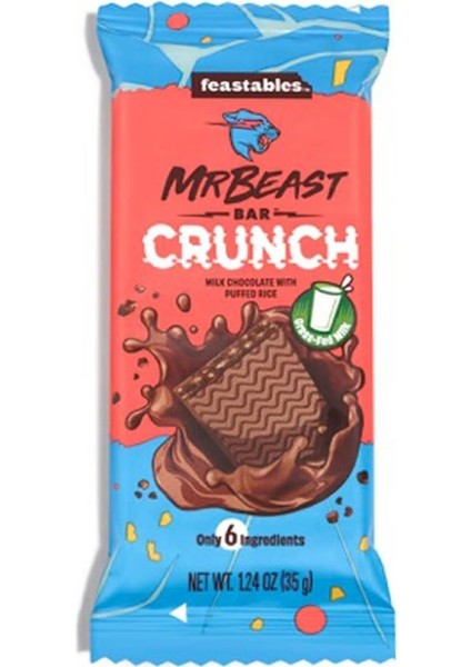 Mr. Beast Bar - Crunch Chocolate 35GR